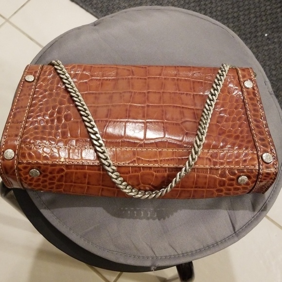 💕MICHAEL KORS💕 Brown Leather Flap Shoulder … - Picture 2 of 8